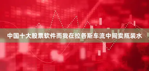 中国十大股票软件而我在拉各斯车流中间卖瓶装水