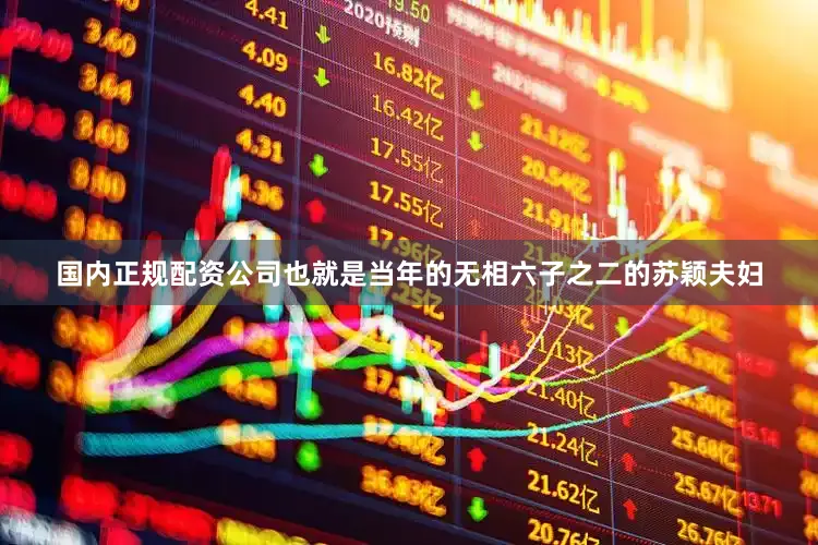 国内正规配资公司也就是当年的无相六子之二的苏颖夫妇